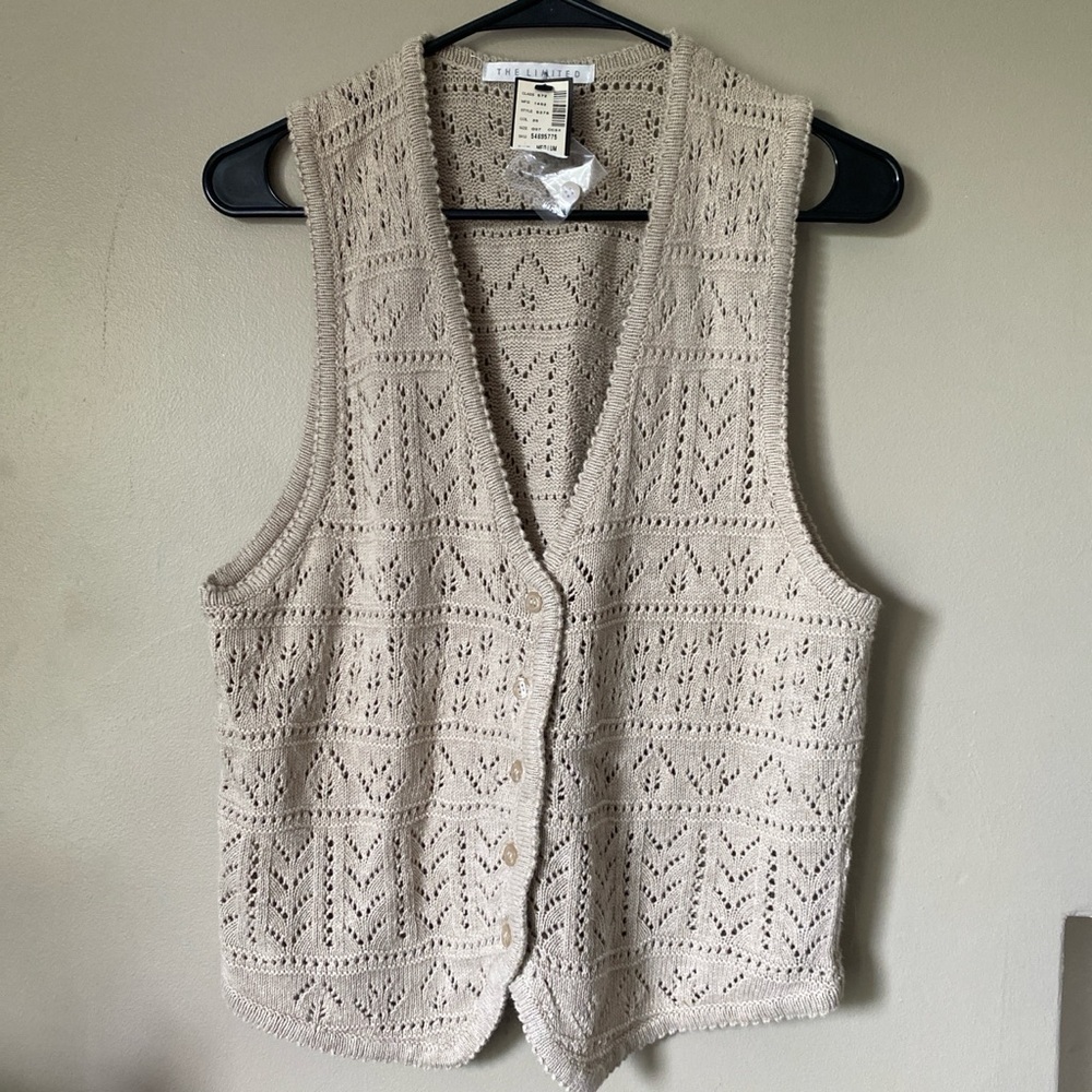 VTG The Limited Knit Sweater Vest